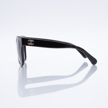 CHANEL Polarized Square CC Sunglasses 5380 Black