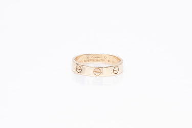 CARTIER 18K Yellow Gold Thin Love Ring 52 US 6