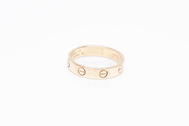 CARTIER 18K Yellow Gold Thin Love Ring 52 US 6