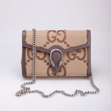 Gucci Dionysus jumbo GG chain wallet crossbody bag (New)