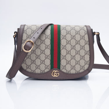 Louis Vuitton Brown & Beige Coated Canvas Leather trim Monogram Satchel Bag  — Labels Resale Boutique