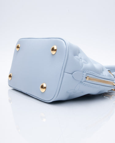 Alma BB Bag - Luxury Bubblegram Leather Blue