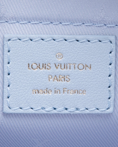 Louis Vuitton Alma BB Quilted Blue Glacier in Calfskin Leather with