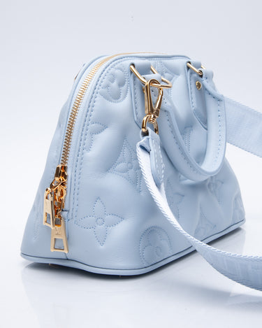 Louis Vuitton Handbag Alma bb Bubblegram White With Dust Bag