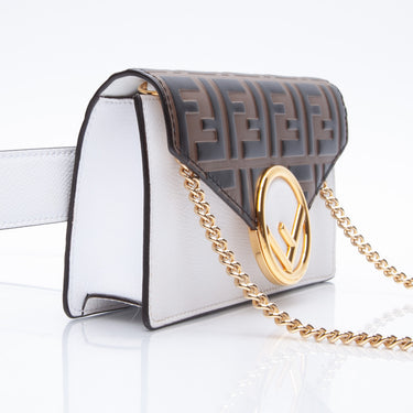 FENDI Leather Convertible Belt/Crossbody Bag