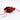 FENDI Pico Baguette Glass Beaded Crossbody Bag/Charm Red (NEW)