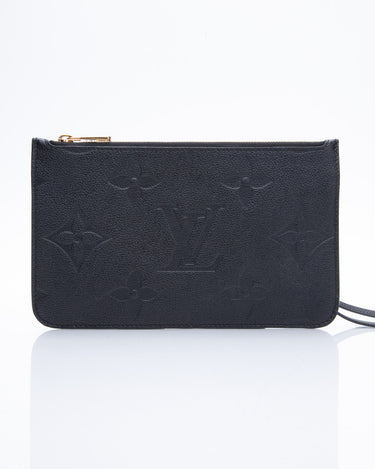 Louis Vuitton Monogram Black Empreinte Leather Wristlet