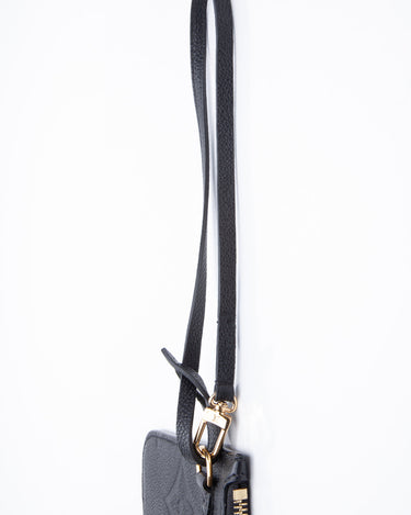 Louis Vuitton Monogram Black Empreinte Leather Wristlet
