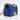 CHANEL Blue Calfskin Chevron Boy Small Flap Bag