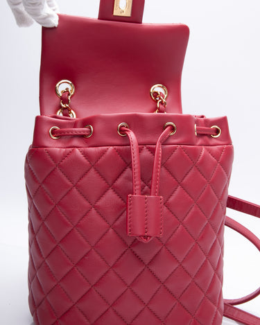 CHANEL Calfskin Quilted Mini Urban Spirit Backpack Red – Luxury Labels