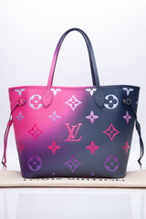 LOUIS VUITTON Monogram Giant Spring In The City Neverfull MM Midnight  Fuchsia 1295883