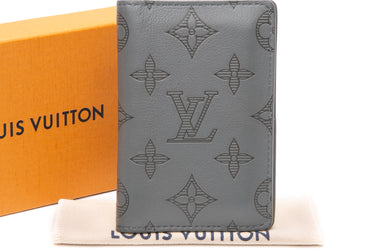 LOUIS VUITTON Anthracite Grey Monogram Shadow Pocket Organizer