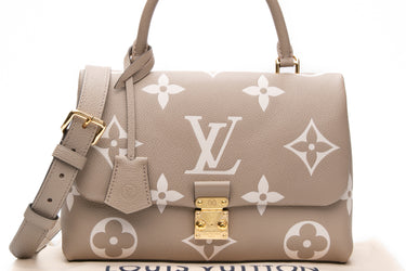LOUIS VUITTON Bicolor Monogram Empreinte Leather Madeleine MM
