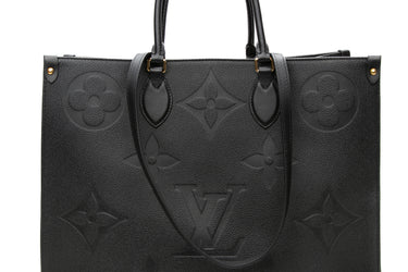 LOUIS VUITTON Black Empreinte OnTheGo GM