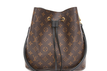 LOUIS VUITTON Black Monogram Neonoe MM