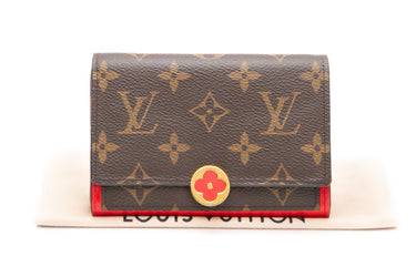 LOUIS VUITTON Coquelicot Flore Compact Wallet