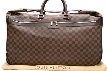 LOUIS VUITTON Damier Ebene Eole 60 Rolling Duffle Travel Bag