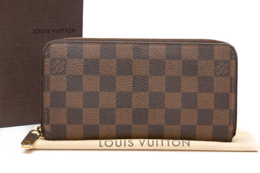 LOUIS VUITTON Damier Ebene Zippy Wallet