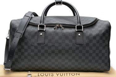LOUIS VUITTON Damier Graphite Roadster Duffle Travel Bag