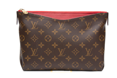 LOUIS VUITTON Monogram Pallas Cerise Clutch