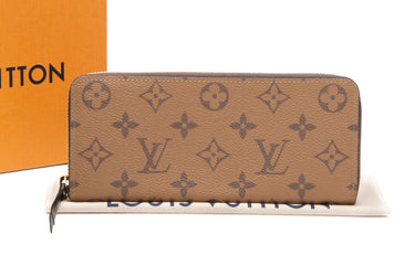 LOUIS VUITTON Monogram Reverse Clemence Wallet