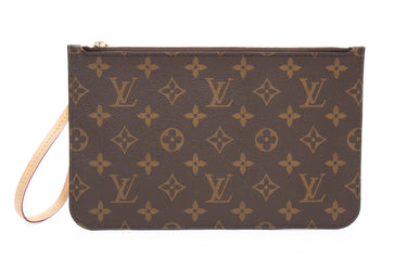 LOUIS VUITTON Monogram Wristlet (New)