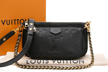 LOUIS VUITTON Multi Pochette Accessoires Black Monogram Empreinte