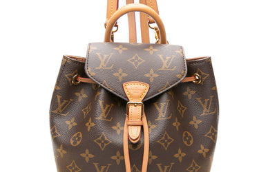 LOUIS VUITTON Natural Monogram Montsouris BB Backpack