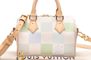 LOUIS VUITTON Speedy Bandoulière 20 Damierlicious Pistachio