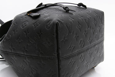 LOUIS VUITTON Montsouris Backpack PM Monogram Black Empreinte Leather