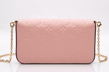 LOUIS VUITTON Empreinte Pochette Felicie Crossbody Rose Poudre