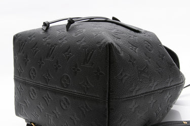 LOUIS VUITTON Montsouris Backpack PM Monogram Black Empreinte Leather