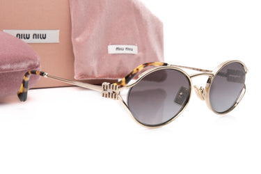 MIU MIU Metal Round Sunglasses