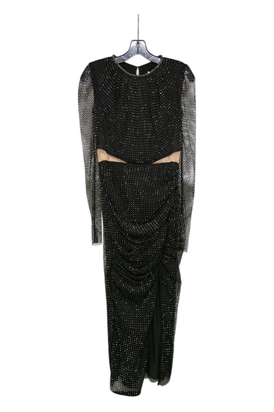 diamante fishnet off shoulder midi dress SELF-PORTRAIT BANGKOK | BLACK DIAMANTE FISHNET RHINESTONE MIDI DRESS  Channel your inner femme fatale and top it off with a red lip and statement  heels for a