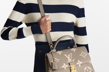 LOUIS VUITTON Bicolor Monogram Empreinte Leather Madeleine MM