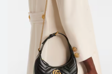 GUCCI GG Marmont Black Small Shoulder Bag