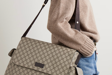 GUCCI GG Supreme Plus Coated Canvas Diaper Bag