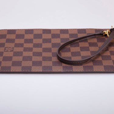 Louis Vuitton Damier Wristlet with Red interior (New)
