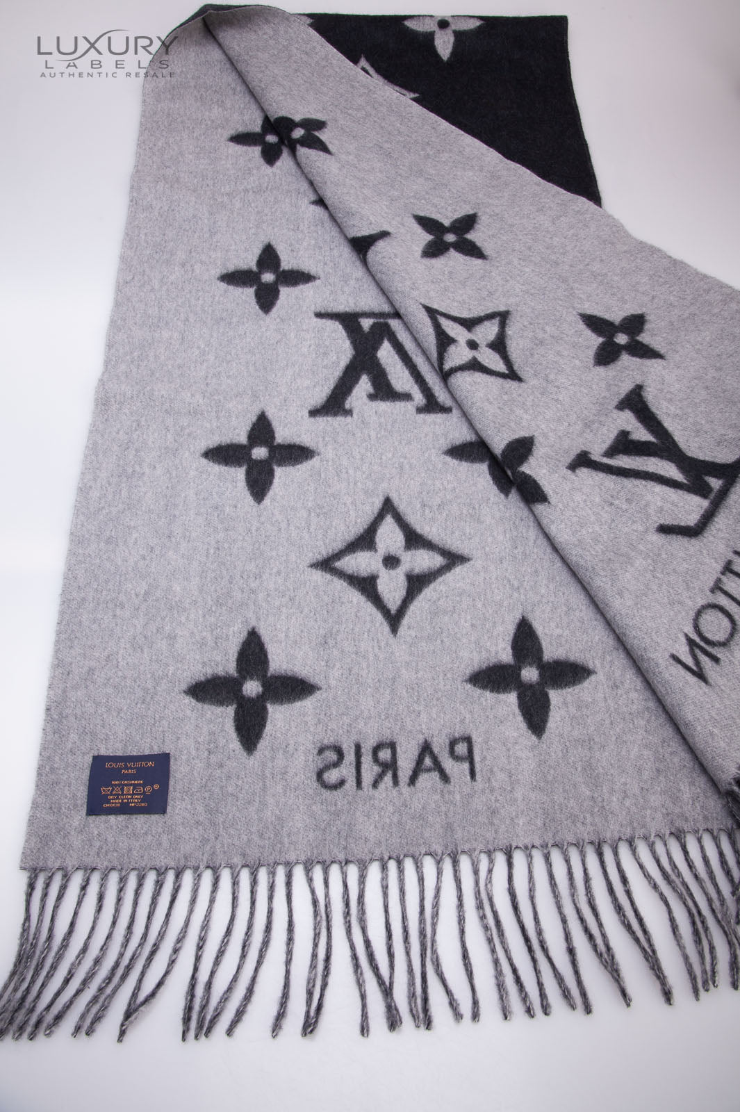 2022 louis Vuitton - Scarf and LV Belt - Reykjavik cashmere and