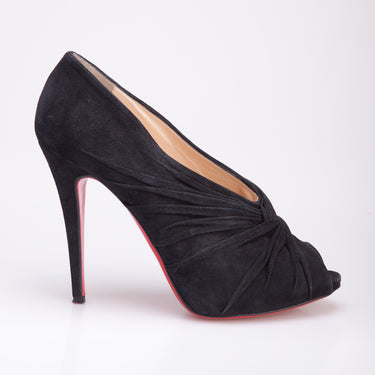 Christian Louboutin Black Suede Shoes Size 41.5