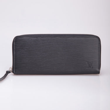 Louis Vuitton Black Epi Leather Clemence Wallet (New)