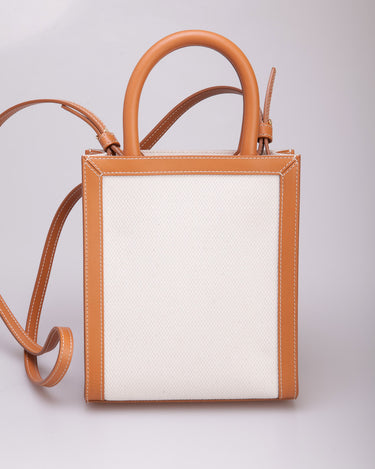 CELINE MINI VERTICAL CABAS Natural/Tan Crossbody Bag (New) – Luxury Labels