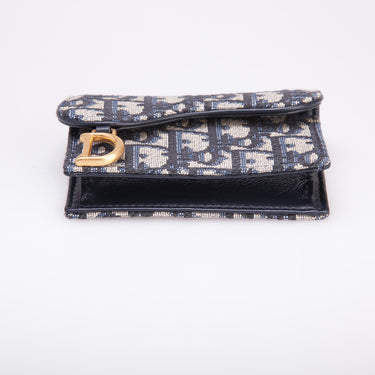 DIOR SADDLE FLAP CARD HOLDER (NEW)